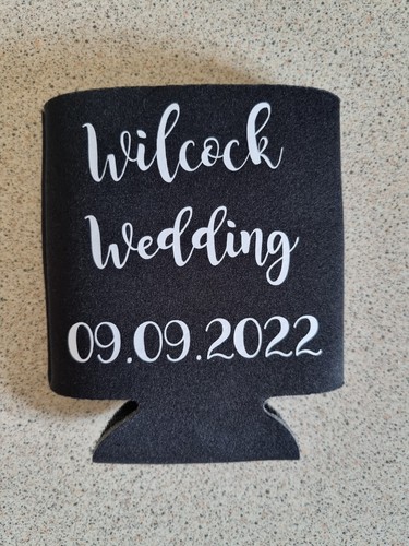 Personalised neoprene beer - neoprene,