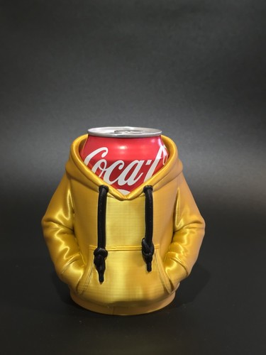 Printed hoodie can sleeve - 3d,