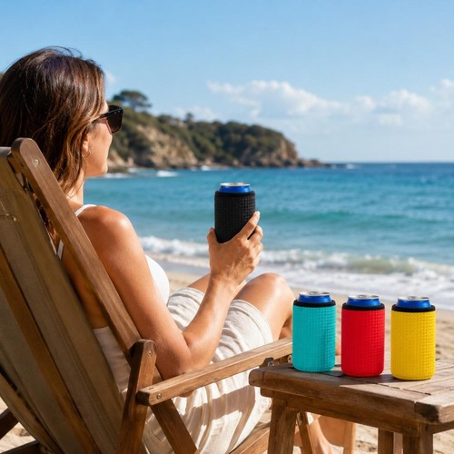 Neoprene can cooler sleeves - neoprene,