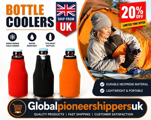 Color insulated beer - color, bottles
