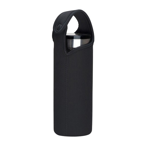 Durable black neoprene bottle - durable,