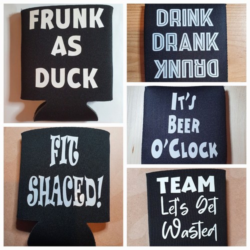 Fun neoprene beer cooler