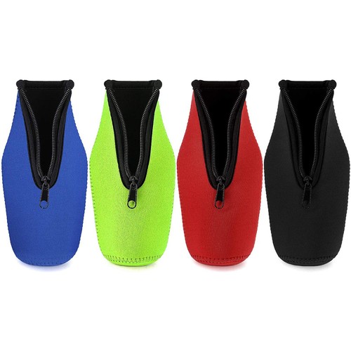 Beer bottle sleeve - bottle, zip