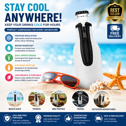 Color insulated beer bottles - insulated,