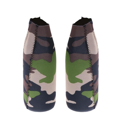 Neoprene camo beverage bottle - camo,