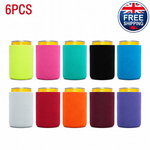 6pcs reusable beer can cooler - beer,