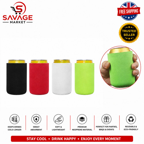 6pcs reusable beer can cooler - 6pcs,