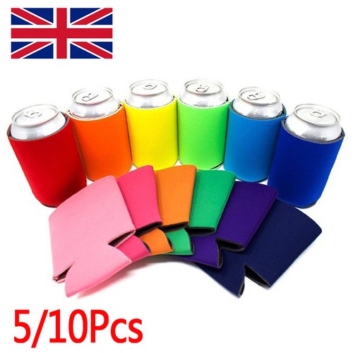 10x blank beer can cooler - can,